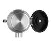 Coffee Beans Canister with Exhaust Valve Stainless Steel Storage Sealing Container with Spoon