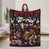 Arthur Morgan Angel Blanket  Travel Office Flannel Throw Blanket For Living Room Warm Soft Design Quality Bedspread Present