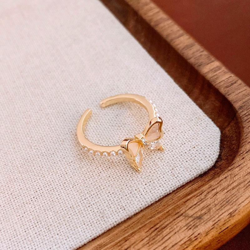 Inel Geometric Xiaohongshu Inel de Deget Arătător Identic Bijuterii de Bun Gust Femei