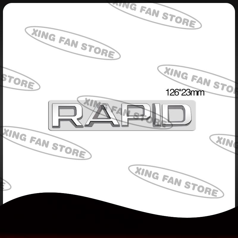 AFE2  Auto Styling For Skoda Octavia Superb Fabia Kodiaq Rapid 4x4 Car Rear Trunk Badge Decal Body Sticker Accessories