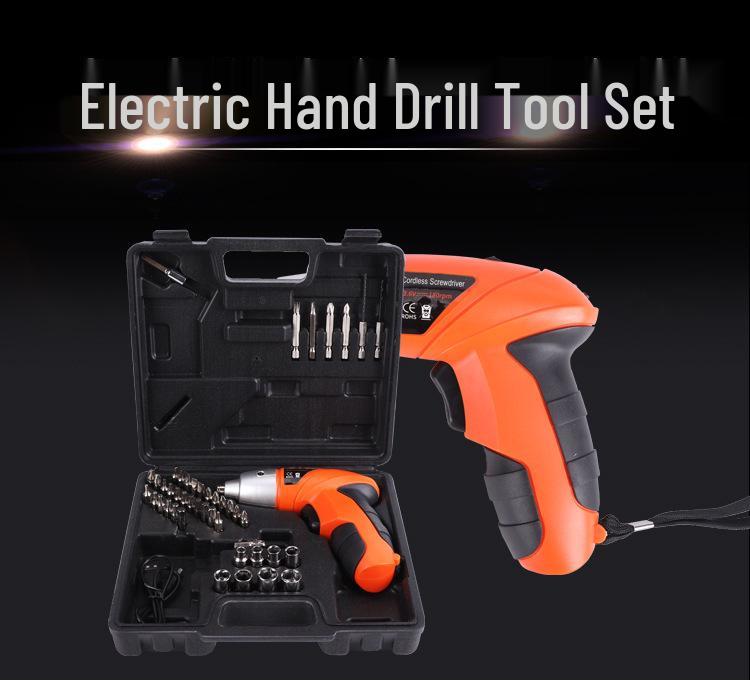 Set șurubelniță electrică și mașină de găurit SNJUE: Unealtă de mână multifuncțională, reîncărcabilă.