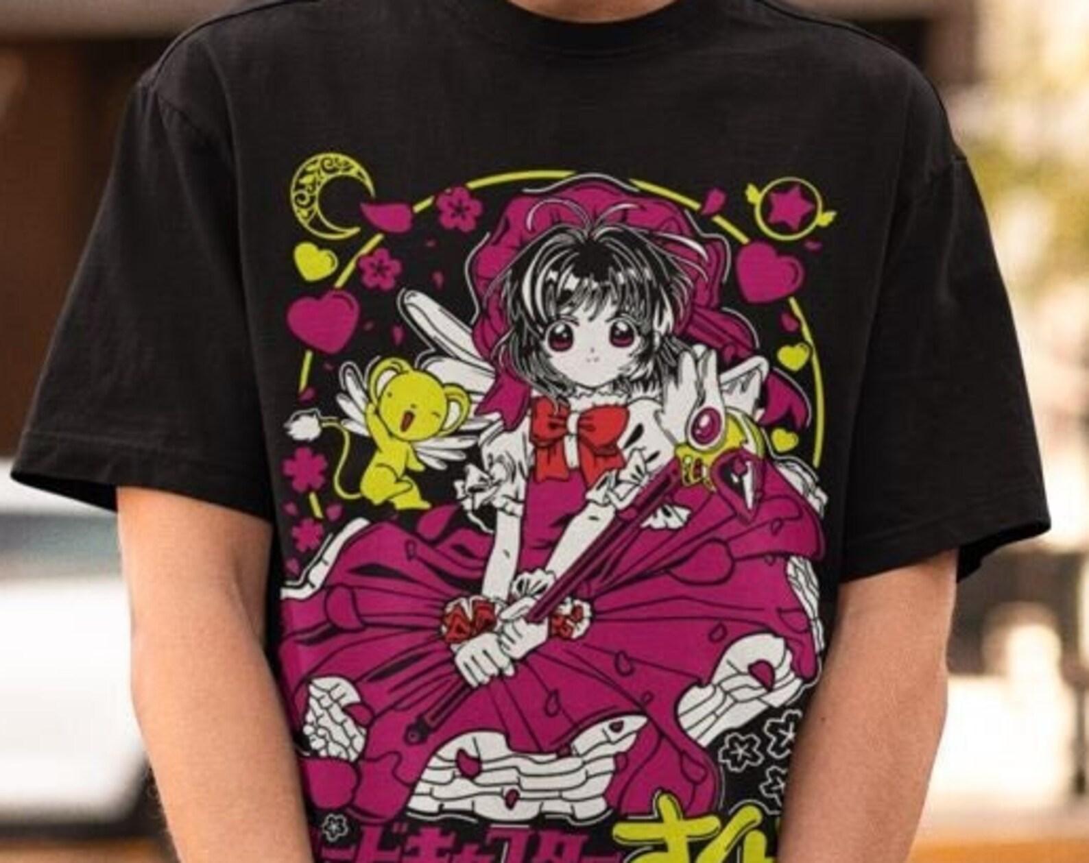 Fairy Kei T shirt, Retro design 90 s, Anime Girl Shirt, Aesthetic Anime, Kawaii Fashion S