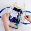 Transparente Spül- und Aufbewahrungstasche mit Ablauf für Kinder