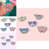 Unique Colorful Butterfly Shape Metal Badge Brooch Gender Pronoun Pin For Accessories