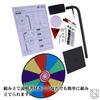 NABESHI Roulette, Tabletop Roulette, Rotating, Perfect for Lottery Drawings, Parties, Events, and Games (30cm)