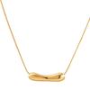 Simple And  Stainless Steel Strip Necklace Fashionable Versatile Bone Joint Pendant Neck Chain Does Not Fade Round Snake Chain