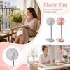 Ventilatore Pieghevole Portatile Ricaricabile USB con Supporto Telescopico per Viaggi e Uso Esterno