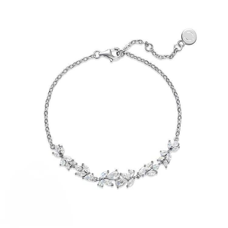 Logo Embossed Wisteria Bracelet - "Love At First Sight" Simple Charm