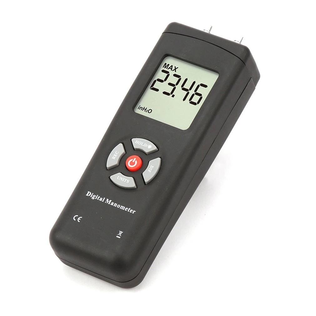Portable Digital  Manometer Air Pressure Meter Handheld U-type Differential Pressure Meter