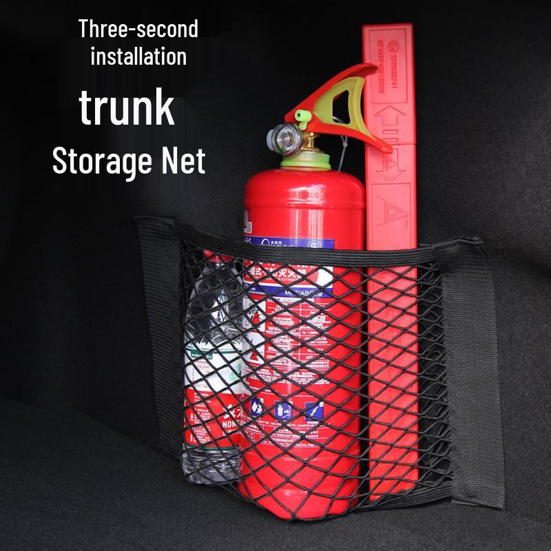Car Velcro Trunk Storage Net Pocket