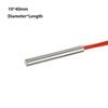 Durchmesser 6/8/10/12mm Elektrische Heizrohrformen Edelstahl 60/80/120/150/200/250W Einzelkopfform Trockenlauf 220V