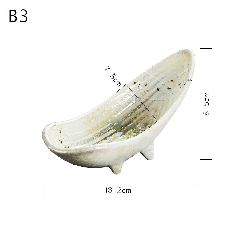 Japanese Seasoning Bowl Snack Mustard Sushi Plate Restaurant Appetizer Dish Cold Dish Snack Dessert Dish Ceramics Tableware