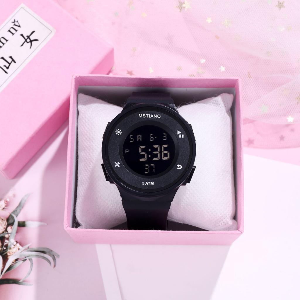 Multifunctional Electronic Watch For Male And Female Students Fashion Ultra-Thin 50M Luminous Sports Junior High School Students Watch