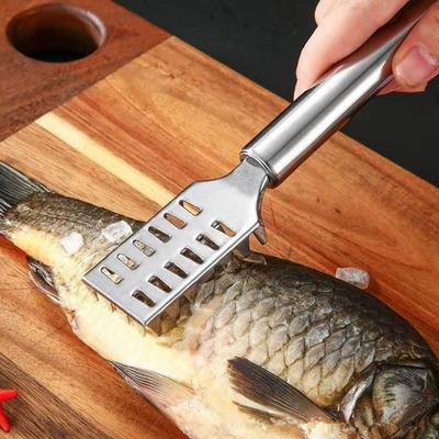 Durable Stainless Steel Fish Scale Remover Cleaning Fish Scales Portable Scrape Fish Scale Tool Scale Scraper Fish