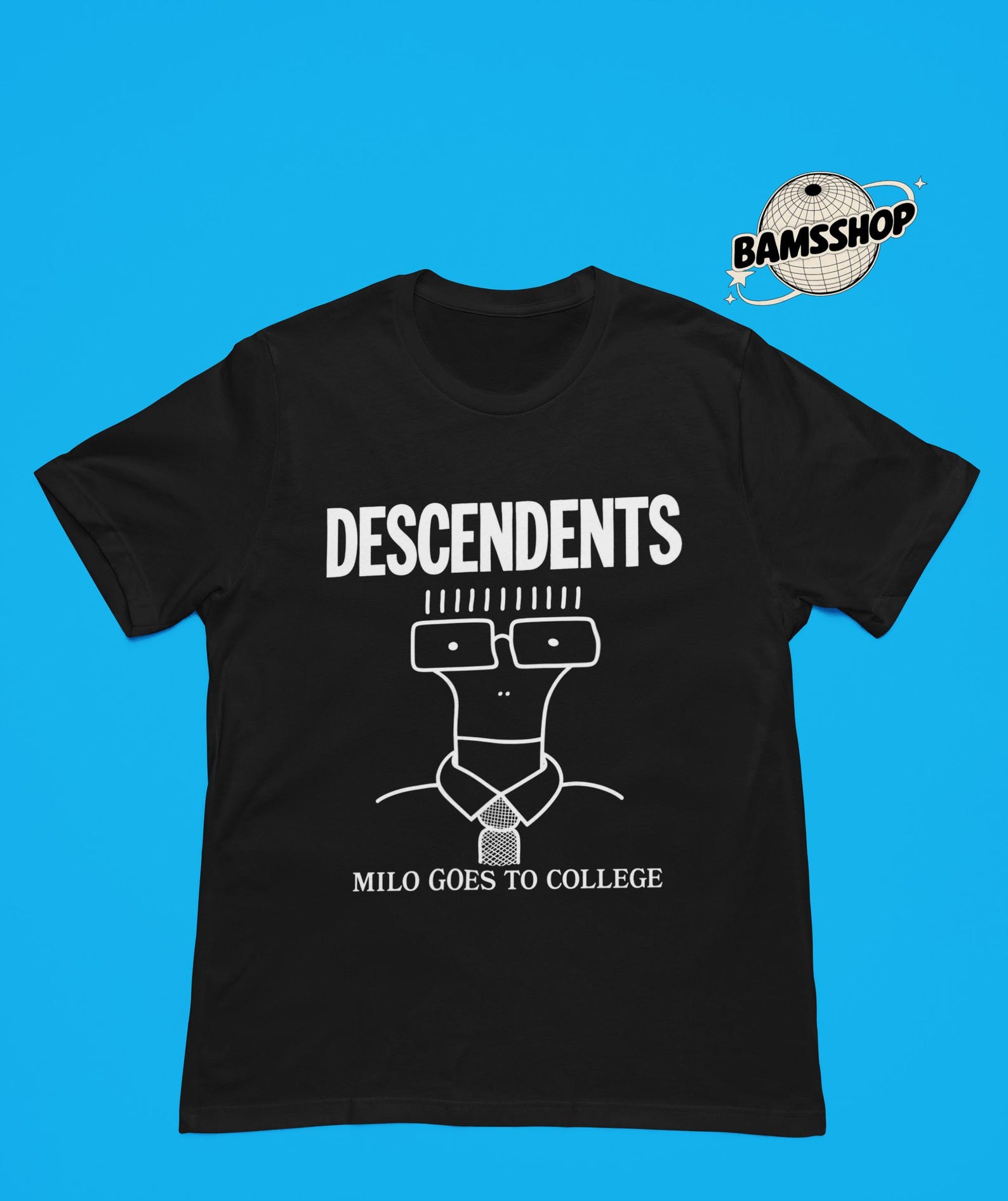 Descendents T-Shirt | Punk-Rock Music Shirt | Milo Goes To College Album | Descendents Merch | Cotton Tee | Gift | Unisex 4XL