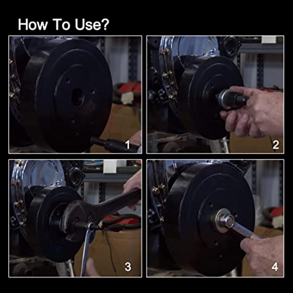 66515 Harmonic Balancer Installation Tool Harmonic Balancer Vibration Damper Installation Tool for Small & Big Block