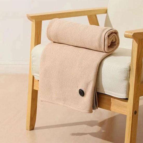 USB Powered Heating Shawl Cordless Electric Blanket Zippered Heating Scarf Winter Warm Wrap for Women Travel Office Home