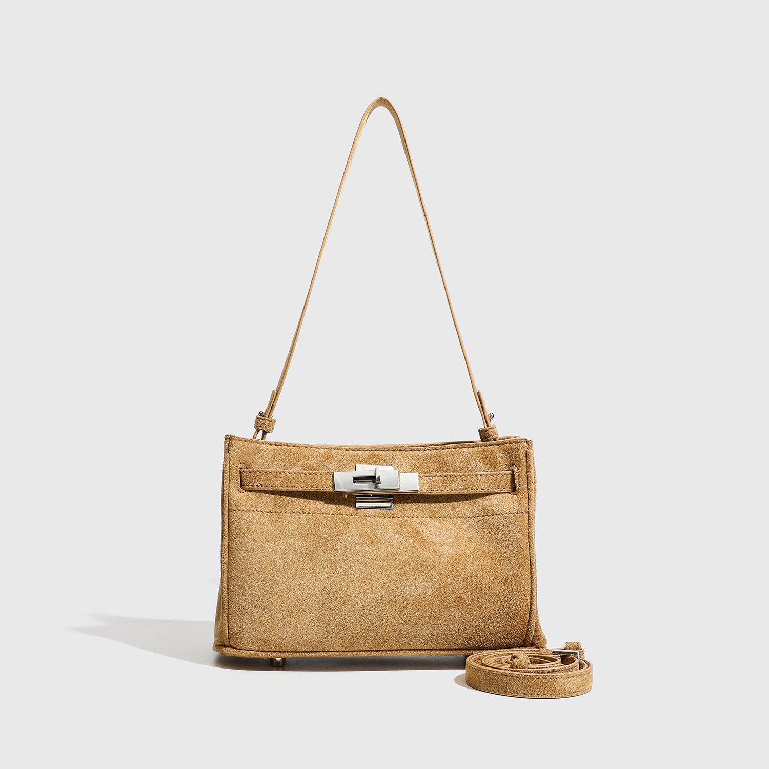 2025 New Style And Single Shoulder Underarm High-end Texture Handbag Women s Bag Small Tote Square Bag 40x16x32CM коричневый