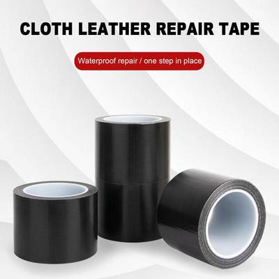 Self Adhesive Leather Repair Tape for Sofa Car Seats Handbags Jackets Furniture Shoes First Aid Patch Leather Patch DIY Black