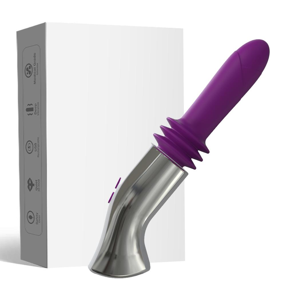 Sex Machine Teleskopický vibrátor Dildo Automatický masážní masážní přístroj Up Down Bod G Zatahovací Pussy Toy Sexuální hračky pro dospělé