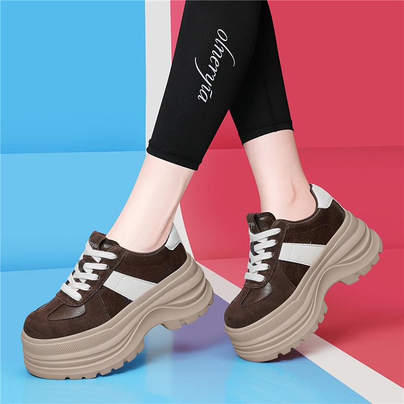 Small Casual CM Height Increase Autumn and Winter Versatile Light Casual Sports Platform Shoes