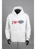 Synaworld Unisex Trendy Hip Hop Letter Print Fleece Hoodie - Casual Loose Fit for Men and Women