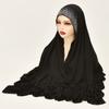 Diamond Modal Cotton Jersey Hijab Scarf For Women Stretch Shawl Plain Muslim Headband Fashion Solid Color Long Muffler 170*60Cm