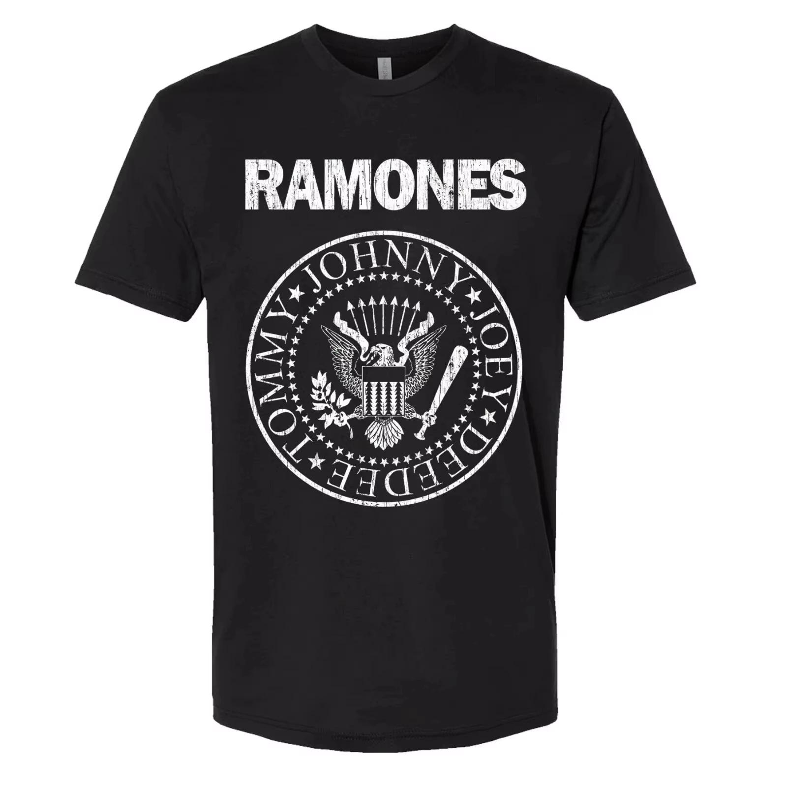 Футболка Ramones Панк-рок Нью-Йорк The Ramones Misfits Рок-н-ролл для мужчин и женщин Топ Y2k 4XL