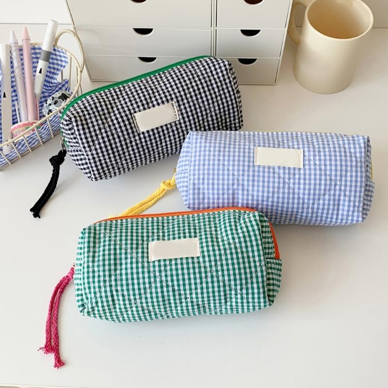 Pencil Case 7.5x3.5x2.4In for Student Girl Women Large Pen Bag Zippered Pen Pouches Travel Cosmetic Storage Bag