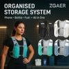 Running Water Bottle Storage Vest Lightweight Running Vest Reflective Hydration Water Chest Pack With Phone Holder