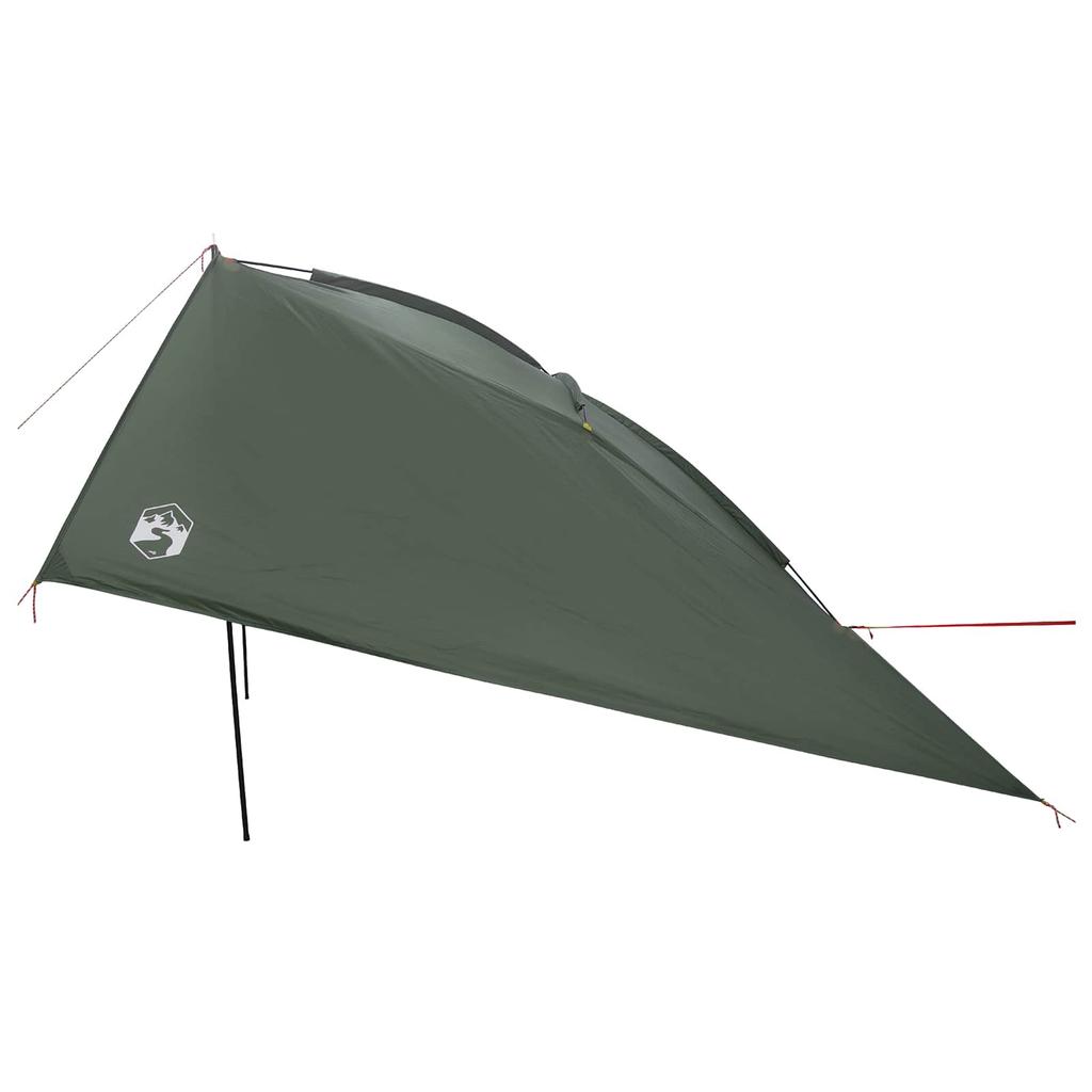 Car Canopy Olive Green 308 X 215 X 220 Cm Polyester and Steel