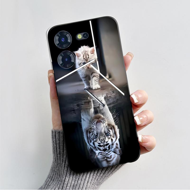 For Tecno Pova 5 Pro Case Cover Shockproof Black Wukong Phone Cases For Tecno Pova 5 Silicone Back Cover Pova5 Pro Bumper Fundas