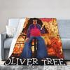 Oliver Tree Blanket Ugly Is Beautiful Cover Fleece Funny Breathable Throw Blanket for Home Spring/Autumn