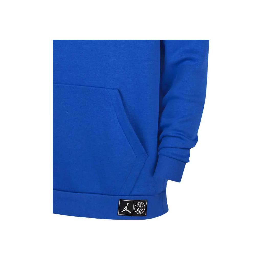 Jordan Paris Saint-Germain Letter Print Pullover Hoodie Men Hoodies Dark-Blue BQ8350-480