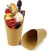 100pcs Multifunctional Paper Cups - Disposable, Food-Grade, French Fries Holder, Charcuterie Container, Paper Cupcake Holder,