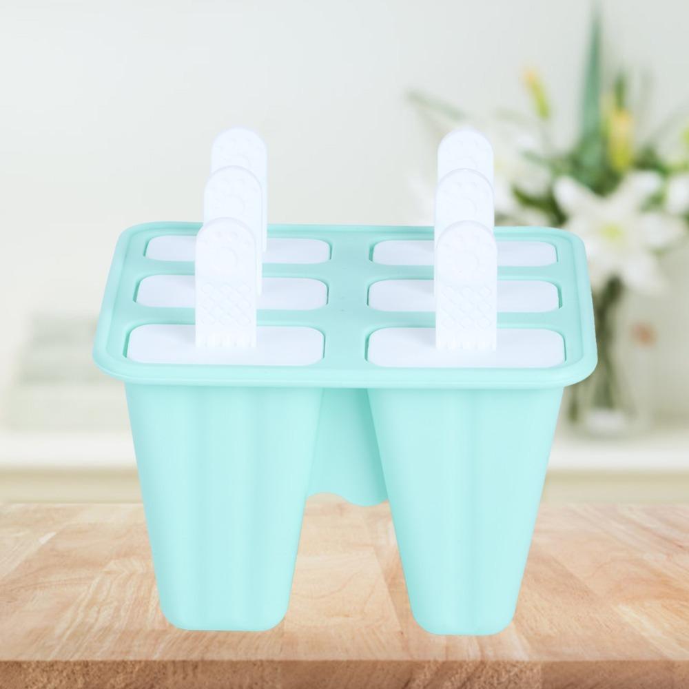 Reusable Ice Cream Mold Mint Green Popsicle Mold Durable DIY Ice Cream Tools  Hot Summer