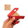 45 90 Degree Right Angle Line Gauge Center Scribe Measuring Tool Woodworking Square