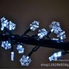 35 Cool White Snowflake LED Christmas Lights