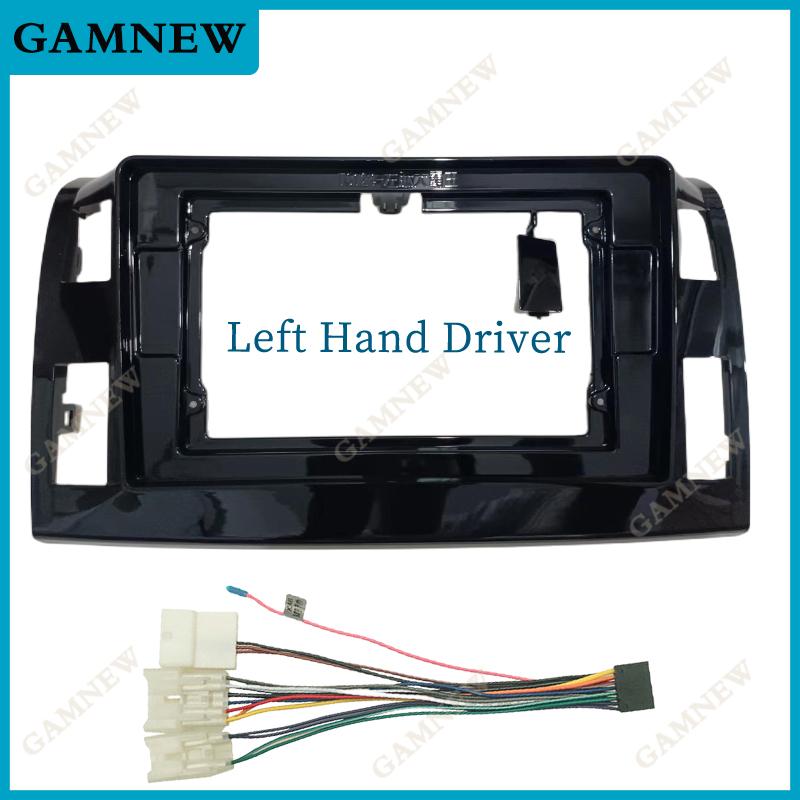 10 Inch Car Frame Fascia Adapter Cable Wire Harness Android Radio Dash Fitting Panel Kit For Toyota Previa 3 XR50 Estima Tarago
