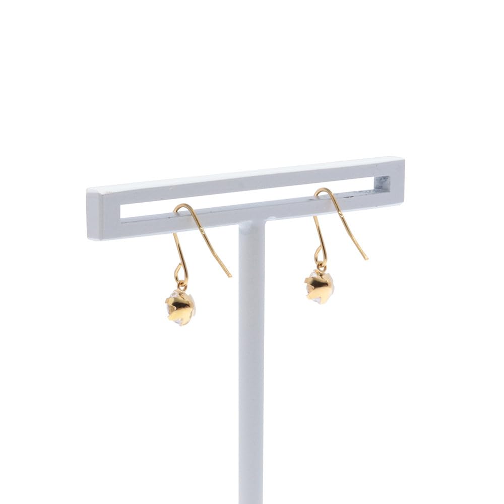 ESTELLE 18K Yellow Gold Cubic Zirconia Earrings (M) 0231-3438-0015-0000