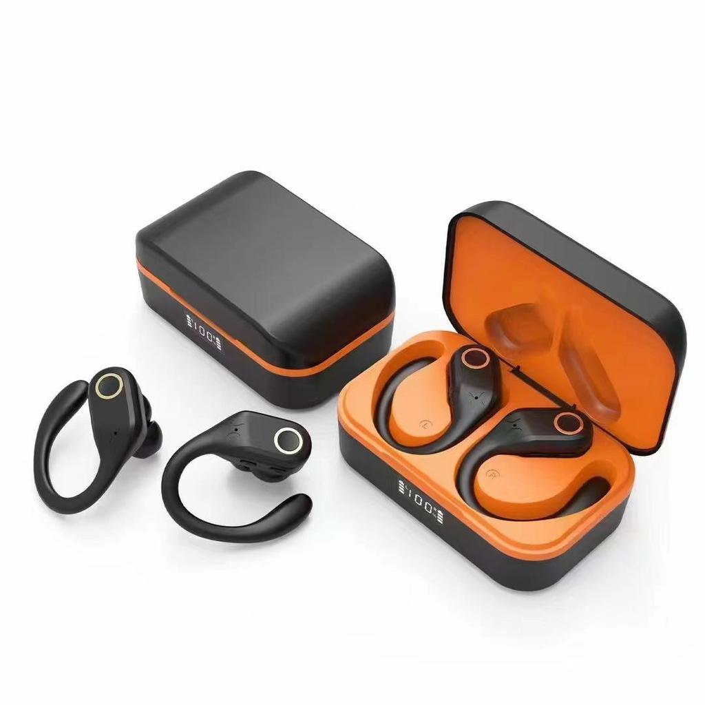 YW02 Wireless Sports Ear-hook Bluetooth Earphones with ENC and Long Battery Life