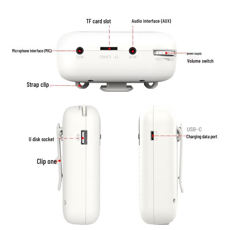NORWII S330 UHF Wireless Portable Voice Amplifier