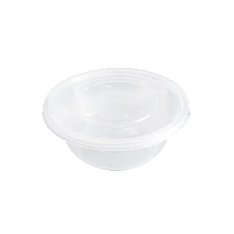 Disposable 1000ml Transparent Soup Container with Lid