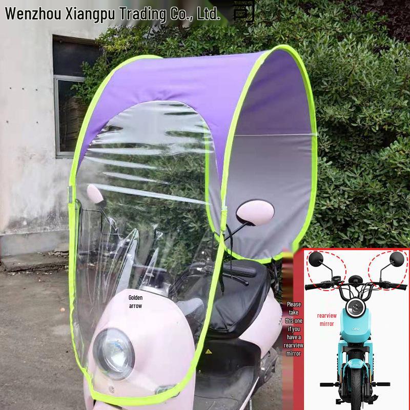 Stříška na elektrokolo: Plážový přístřešek odolný proti dešti a větru