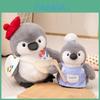 Fishing Penguin Cartoon Plush Companion With Polyester Filling For Childs Play And Gift