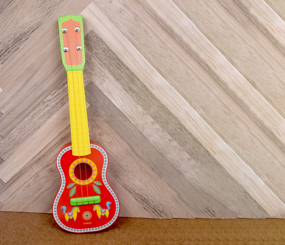 DJECO Animambo a Mini Ukulele for Perfect for Musical Learning and Educational Suitable for Ages and A Great Gift for and Babies Starting A Great Gift