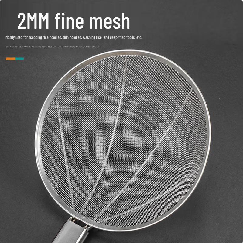 Commercial Stainless Steel Fine Mesh Skimmer