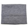 Hidamari Unisex Ribbed Neck Warmer Thermal Free Size Gray Y-080-GY
