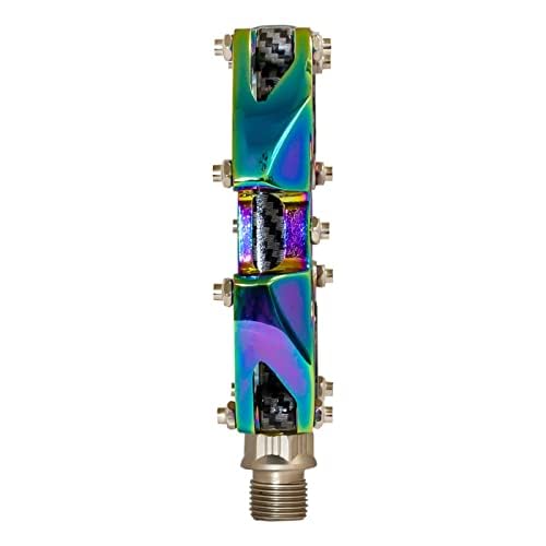 GORIX Bicycle Flat Oil Slick Carbon Aluminum Wide Wide Tread CNC Road Cross Pedal Replacement Pedal, Pedal, (GX-Fi777), Handle, Body, Model, Anti-Slip