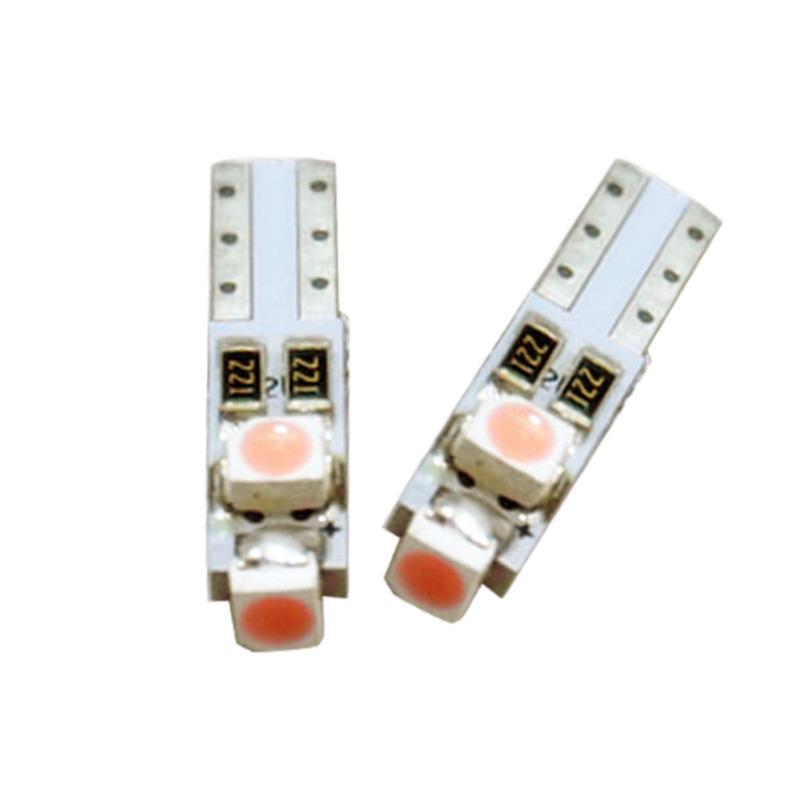 10pcs/set 5mm LED Light Bulbs for Vanity Mirror Sun Visors T5 12103LED